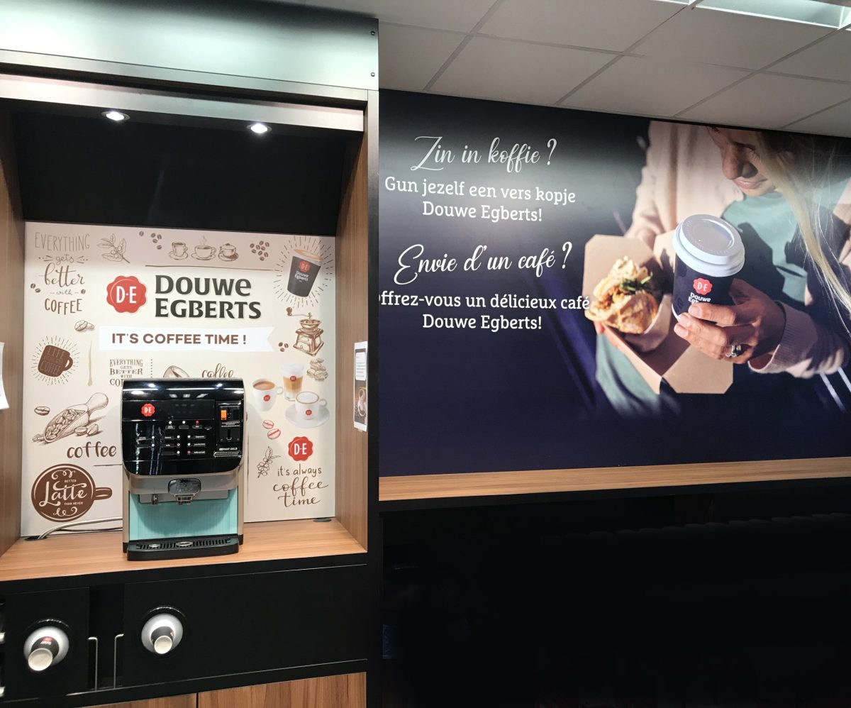 Douwe Egberts branding