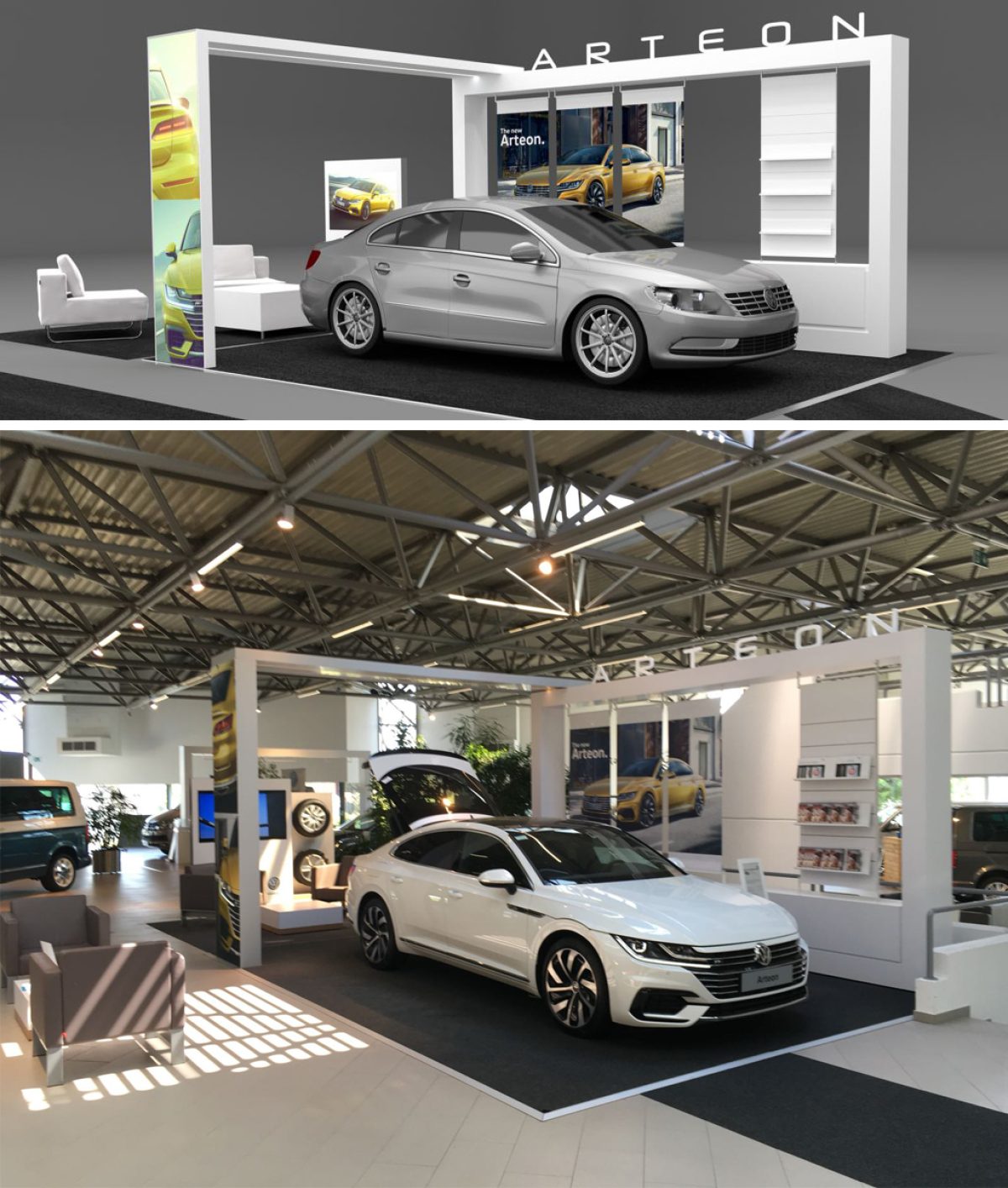 VW Arteon shop-in-shop (D’Ieteren)