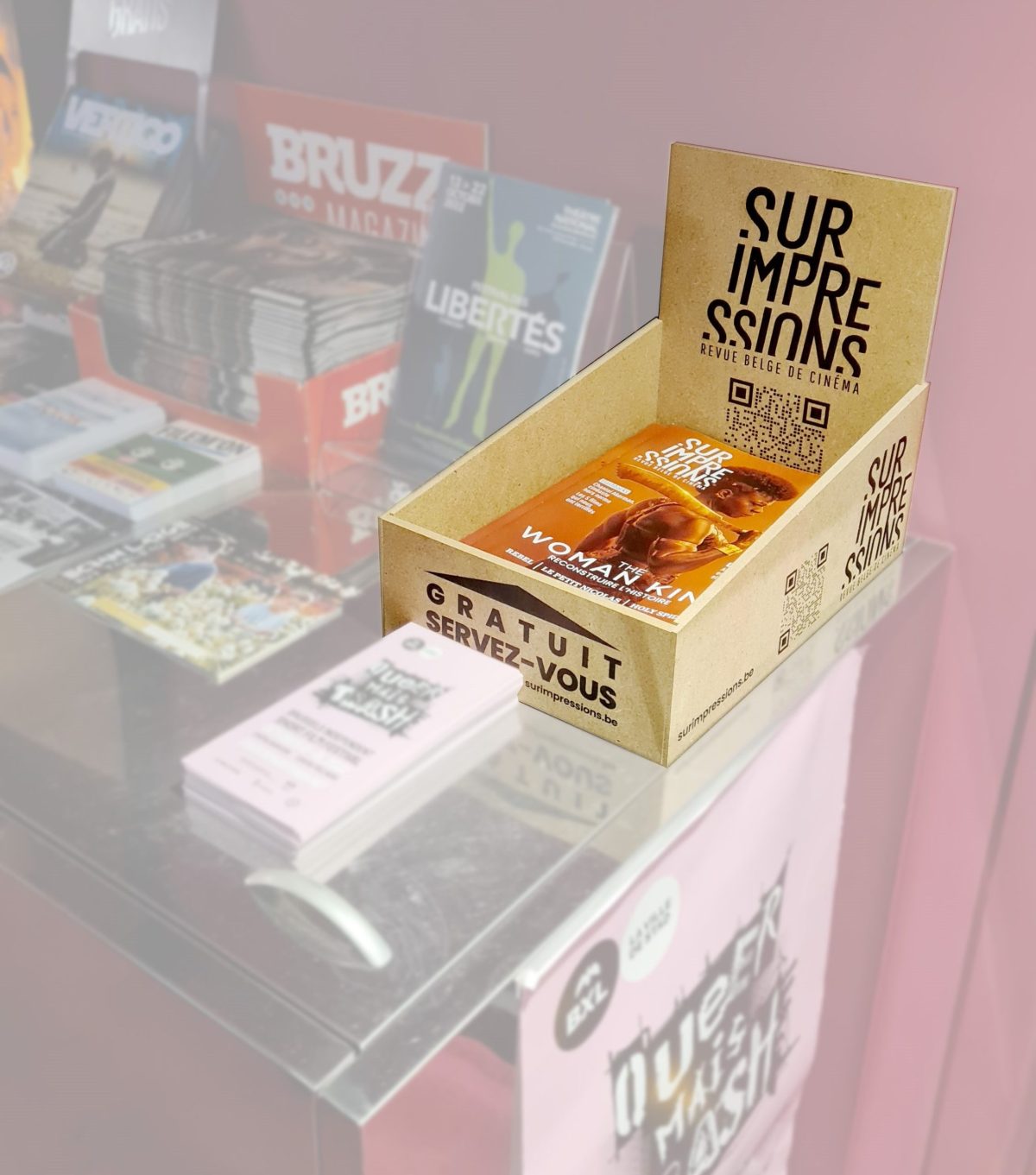 Présentoir Surimpressions