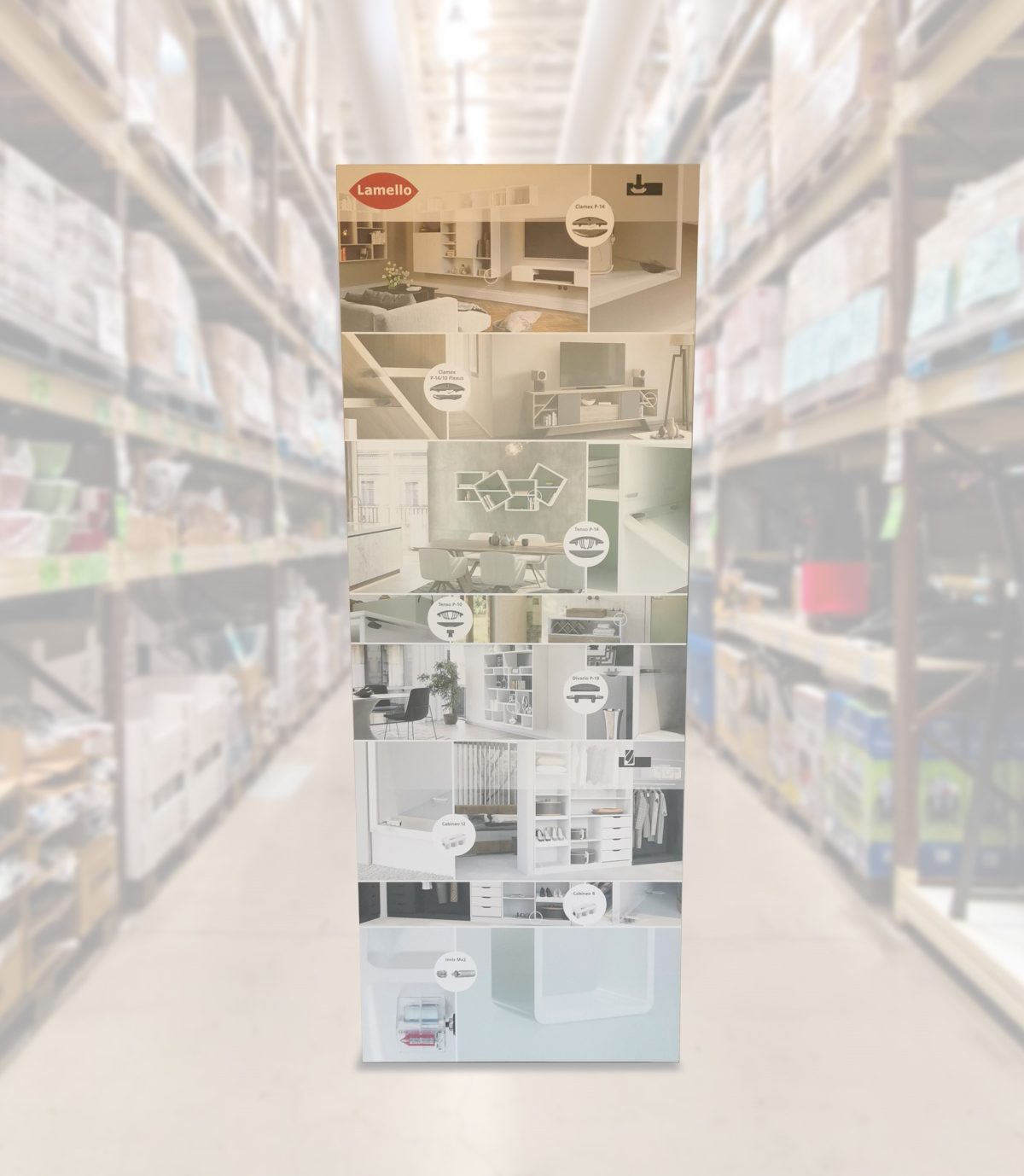 Présentoir Lamello