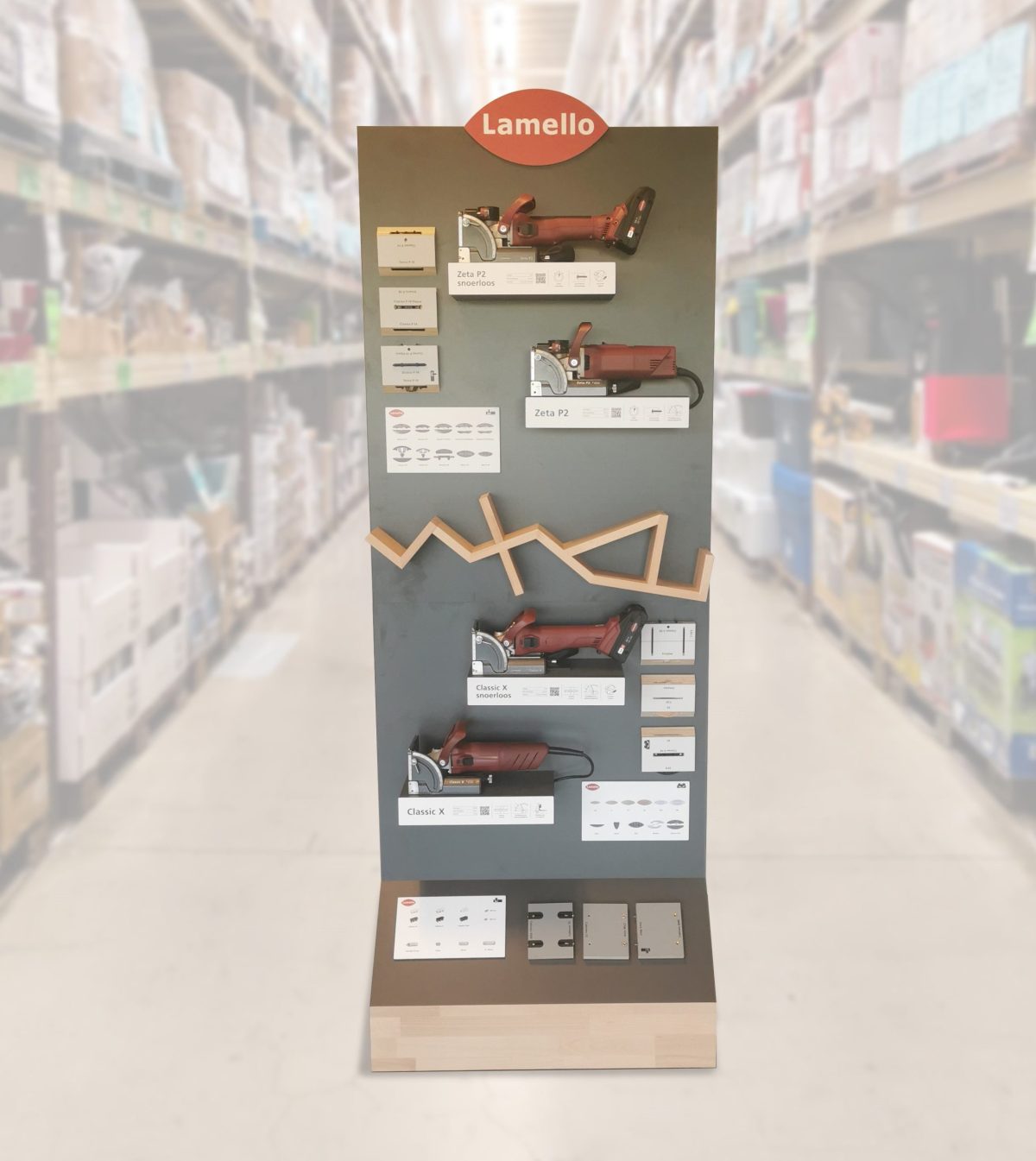 Présentoir Lamello