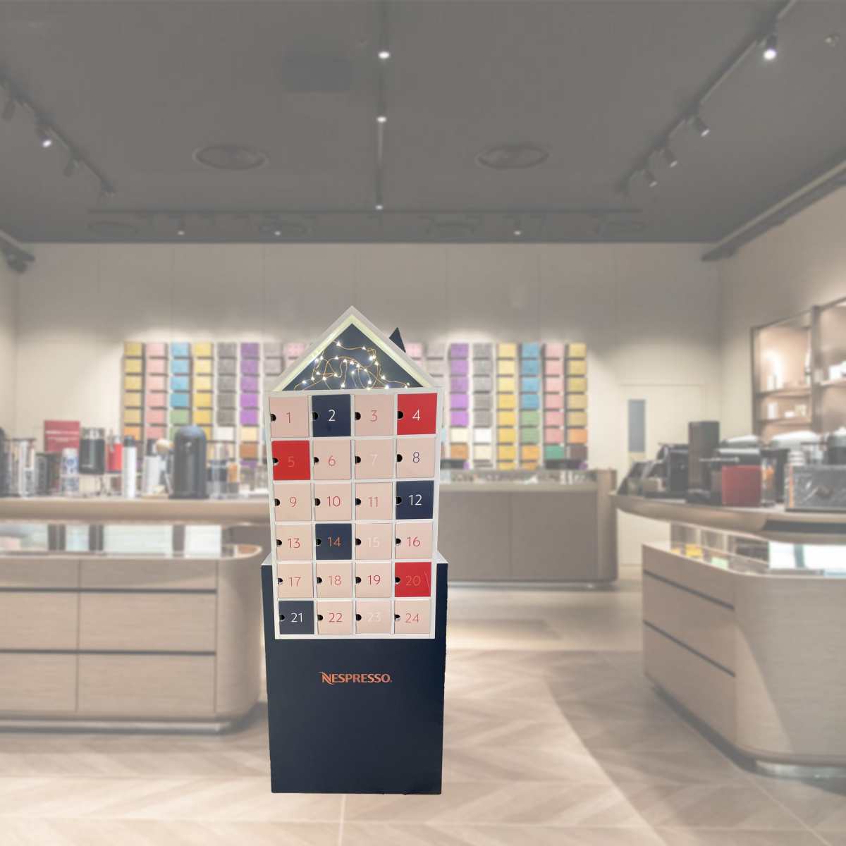 Meuble permanent Nespresso (AGENCE IZE)