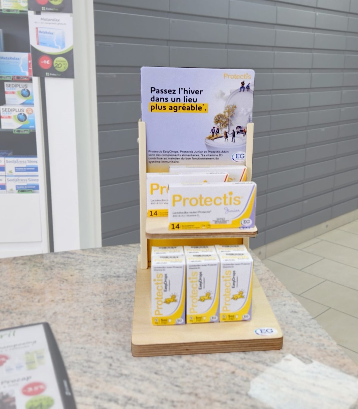 Présentoir de comptoir EG