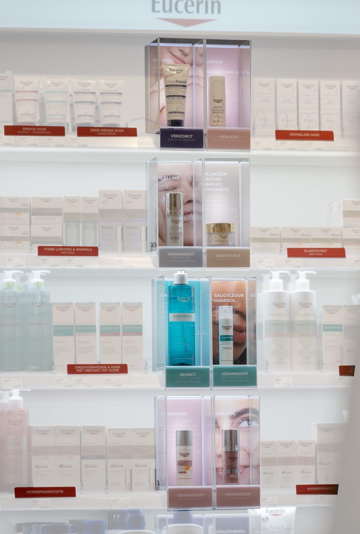 Eucerin-Winkelaankleding Rekken (Beiersdorf)