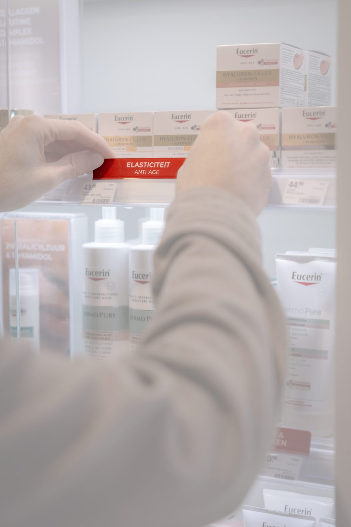 Eucerin-Winkelaankleding Rekken (Beiersdorf)