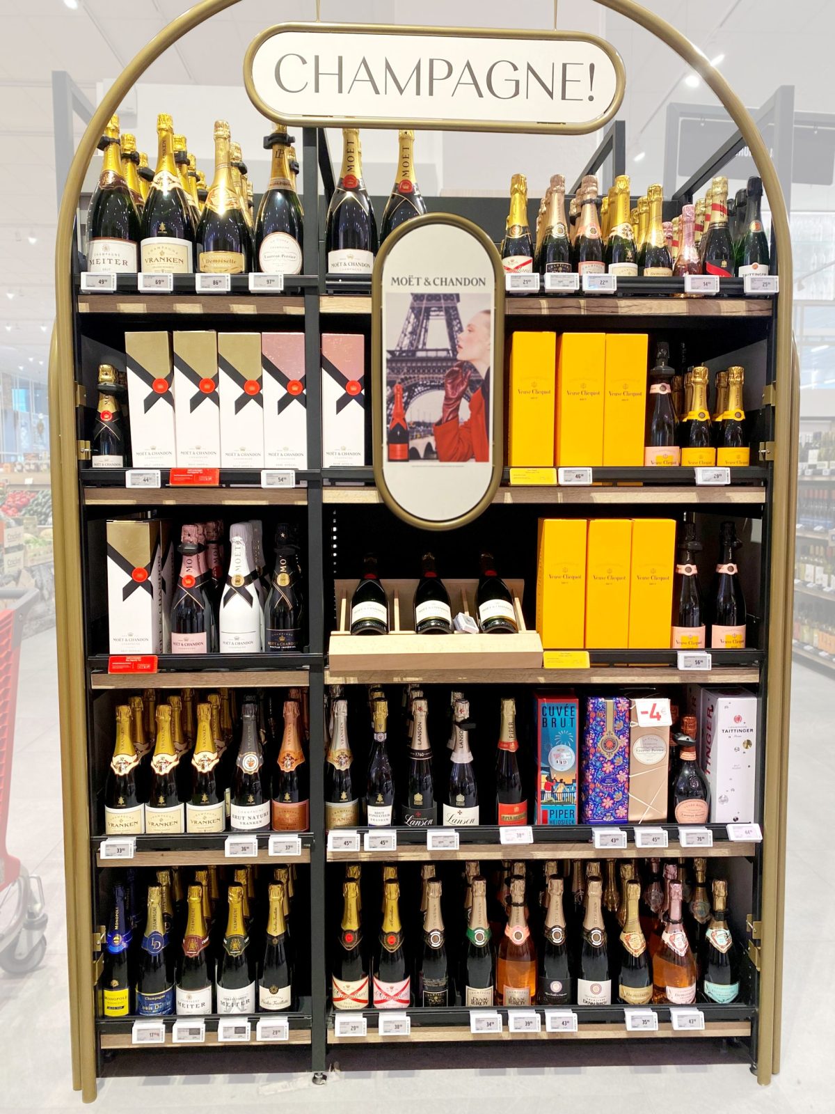 Moët & Chandon POS Fittings (shelf)