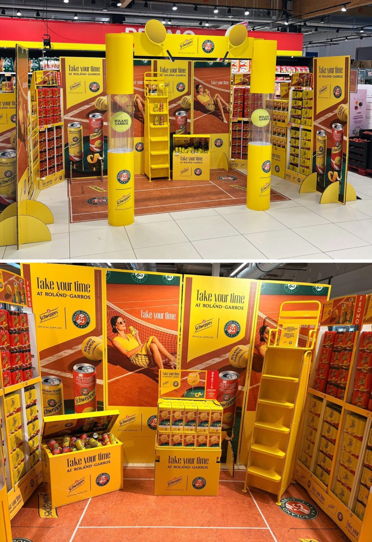 Théâtralisation Schweppes Roland-Garros